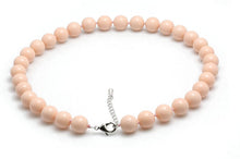 Carica l'immagine nel visualizzatore di Gallery, Schmuckwilly collana di perle conchiglia- facile Rosa donne collana da gusci reali 45cm 12mm mk12mm060-45