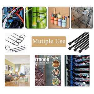 800pz Fascette Elettricista Plastica per Cable Management Lavori in Giardino... - Ilgrandebazar