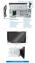 Carica l&#39;immagine nel visualizzatore di Gallery, XOMAX XM-2V1004 Autoradio con Schermo Touch Screen XXL regolabile Multicolore
