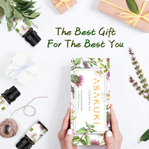 ASAKUKI Olio Essenziale 6 Set di Aromaterapia lavanda,... - Ilgrandebazar