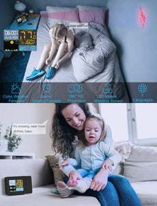 Gafild Stazione Meteorologica Meteo, Termometro Igrometro Wireless con... - Ilgrandebazar
