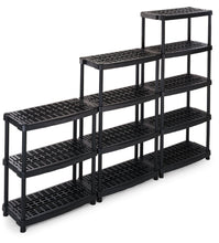 Carica l&#39;immagine nel visualizzatore di Gallery, Terry Scaffale 1836/5 in Plastica, 93 x 45,3 x 188,5 cm 93x45.3x188.5 cm, Nero - Ilgrandebazar
