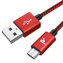 Carica l&#39;immagine nel visualizzatore di Gallery, Cavo Micro USB Rampow [ Carica Rapida 2,4A ] con Rivestimento a Rete -... - Ilgrandebazar