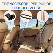 Carica l&#39;immagine nel visualizzatore di Gallery, Aspirapolvere Auto, Hikeren Aspirapolvere Auto Portatile Potente Aspirapolvere a Mano Basso Rumore Aspirabriciole Auto con Filtro HEPA in Acciaio Inossidabile Aspirapolvere per Auto, Secco e Umido