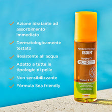 Carica l'immagine nel visualizzatore di Gallery, Fotoprotector ISDIN Hydro Oil SPF 30 200 ml | Fotoprotettore Corpo Bifasico | Protegge e Abbronza del +43%