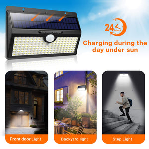 Luce Solare Led Esterno, Feob【2500 mAh】138 LED Lampada con Sensore di... - Ilgrandebazar