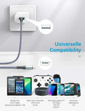 Carica l&#39;immagine nel visualizzatore di Gallery, AINOPE Cavo Micro USB [2 Pezzi 2M], Cavo di Ricarica Samsung Nylon Handy Micro Kabel, Cavo di Ricarica Rapida Samsung Galaxy s7 per Samsung S7 / S6 / J7 / Nota 5, Huawei, Wiko, Nexus, Motorola,