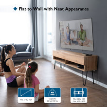 Carica l'immagine nel visualizzatore di Gallery, BONTEC Supporto da Parete per TV LCD LED e Curvi da 37-82 Pollici, Inclinabile Staffa, 65'' per Televisore, Max VESA 600x400mm, Fino a 60 kg, con Fascette per Cavi