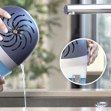 Carica l&#39;immagine nel visualizzatore di Gallery, Ariasana Aero 360° kit assorbiumidità, deumidificatore ricaricabile non elettrico, assorbi umidità contro condensa e muffa, 1 dispositivo e 1 ricarica Tab lavanda da 450g