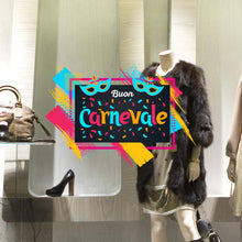 Carica l&#39;immagine nel visualizzatore di Gallery, kina CRC0004 Vetrofania Carnevale 100% Riutilizzabile Decorazioni per... - Ilgrandebazar