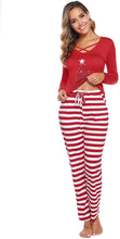 Carica l'immagine nel visualizzatore di Gallery, Sykooria Natale Pigiami Famiglia Due Pezzi Pigiama Pigiama Loungewear per Famiglie