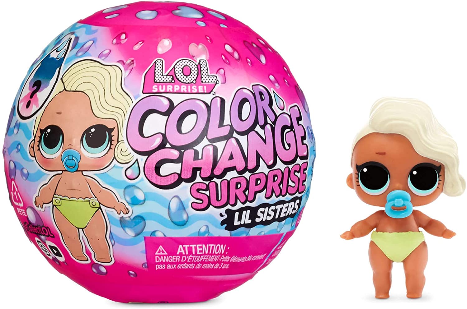 LOL Surprise Colour Change Lil Sisters Bambola Surprise con 5