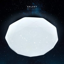 Carica l&#39;immagine nel visualizzatore di Gallery, Albrillo Plafoniera LED Soffitto Dimmerabile - 24W 1600 Lumen Lampada Soffitto con Stelle, Telecomando con 3 Tempertura di Colore e Regolazione della Luminosità, Luce Notturna, per Camera da Letto