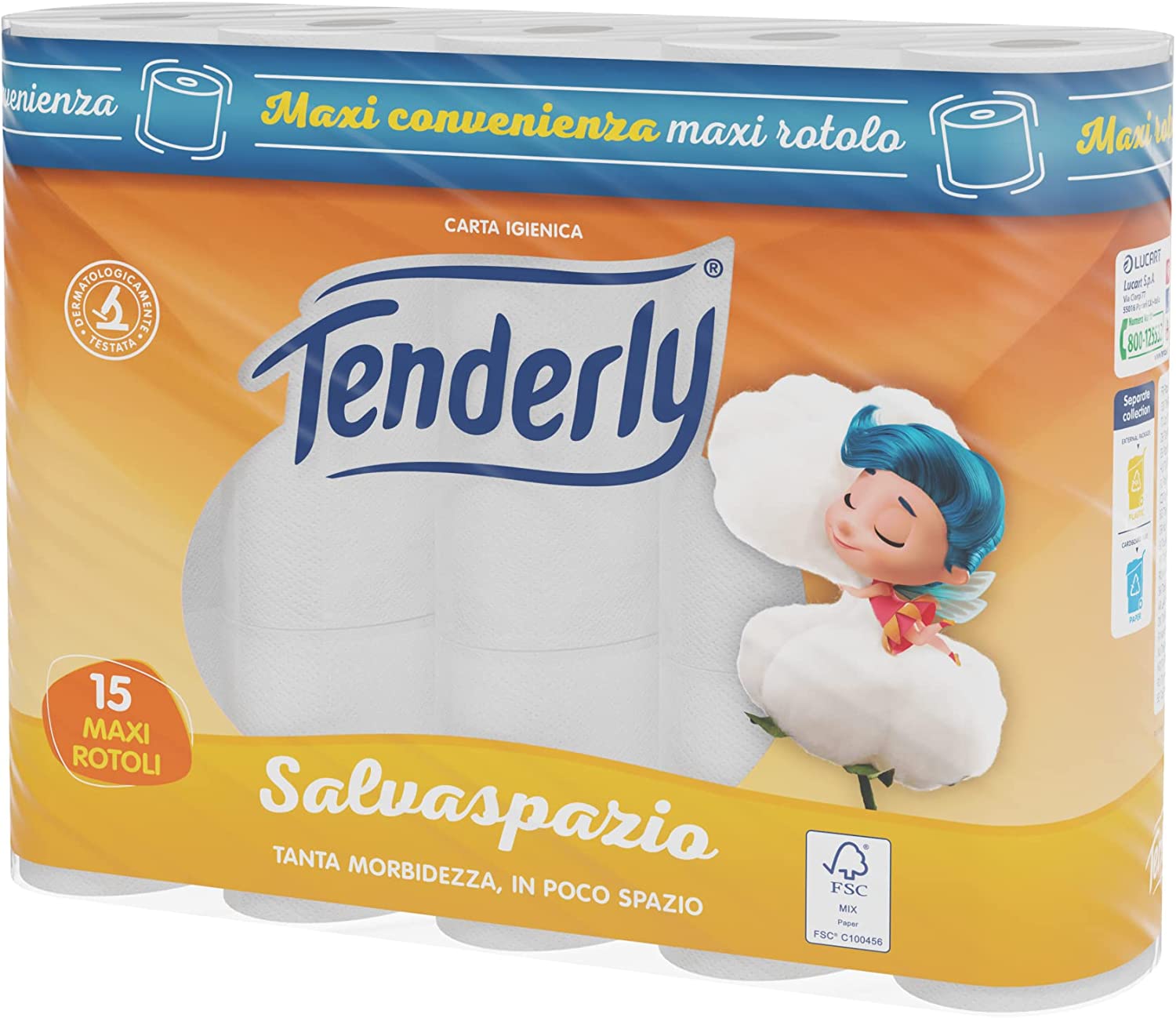 Carta Da Regalo Italiana 90x65 Cm - 3 Fogli FSC Eco-friendly Confezione Senza Plastica