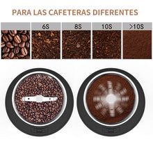 Carica l&#39;immagine nel visualizzatore di Gallery, Macinacaffè Elettrico 300W con Lama in Acciaio 11*11*20 Centimetri, Nero - Ilgrandebazar