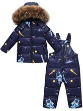 Carica l&#39;immagine nel visualizzatore di Gallery, Zoerea Tuta da Sci per Bambino Unisex Set Tute Completo Neve 2 Pezzi...