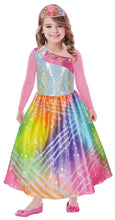 Carica l'immagine nel visualizzatore di Gallery, Amscan 9902375 - Costume per bambini "Barbie Rainbow Magic", con corona, 116... - Ilgrandebazar