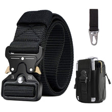 Carica l&#39;immagine nel visualizzatore di Gallery, BESTKEE Cintura Tattica da Uomo 1,5&quot; Regolabile in Nylon Stile Militare con...