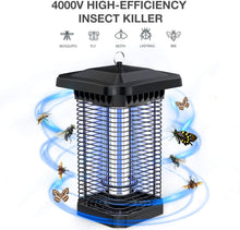 Carica l&#39;immagine nel visualizzatore di Gallery, Aerb Lampada Antizanzare Elettrica, 18W Lampada Antizanzare con Luce UV, 4000V Luce ad Alta Tensione 4000V, per Casa Giardino Interno Esterno Cucina Soggiorno, Insetti Zanzare, Mosca, Falene