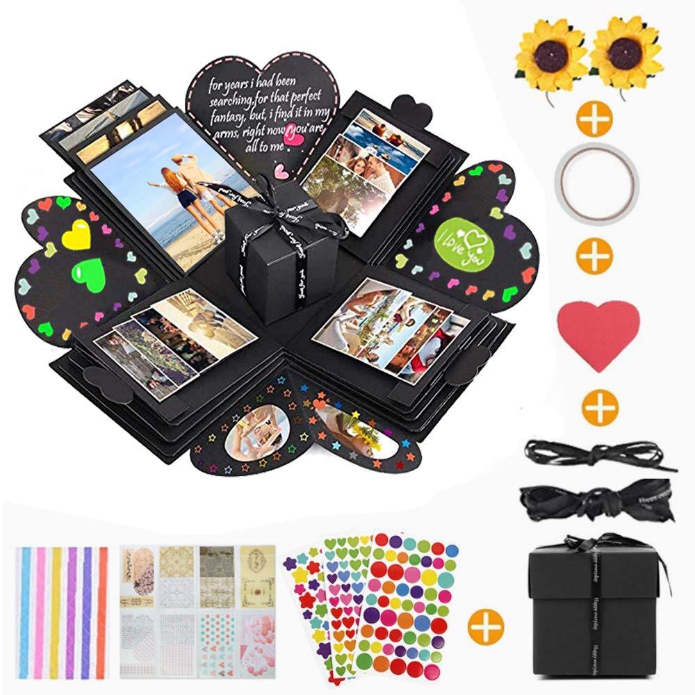 KIPIDA Creativo Explosion Box, Photo Scrapbook Creative DIY Album La A - Ilgrandebazar