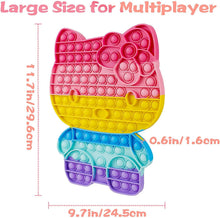 Carica l'immagine nel visualizzatore di Gallery, Wulcea Pop Gigante Grande Figet Toys It Gigantesco da 200 Enormi Jumbo Bolle Push Antistress Gioco Game Rari Multicolor Bubble Pal Animali Gatto Duri Figet Regalo Ragazzo Ragazza Bambino
