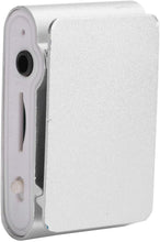 Carica l'immagine nel visualizzatore di Gallery, Mini Lettore Musicale MP3 Hi-Fi Portatile con Suono Senza Perdita con Slot di Memoria e Batteria a Lunga Durata per Esterni, Cuffie Incluse, Supporto Fino a 32 GB, Nero/Bianco(Argento)