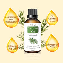 Carica l&#39;immagine nel visualizzatore di Gallery, Tea Tree Olio Essenziale 50ml 100% Puro Biologico Naturale Essenziale... - Ilgrandebazar