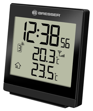 BRESSER - Temeo SQ, Termometro con rilevazione della Nero (schwarz) - Ilgrandebazar