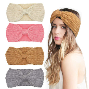 DRESHOW 4 Pezzi Fasce per Capelli Tessuto di Lana Turbante Fascia da Donna... - Ilgrandebazar