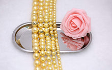 Carica l'immagine nel visualizzatore di Gallery, Schmuckwilly collana di perle conchiglia- facile Rosa donne collana da gusci reali 45cm 12mm mk12mm060-45