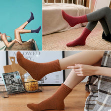 Carica l&#39;immagine nel visualizzatore di Gallery, MOSOTECH Calze Donna Invernali Termiche, 5 Paia Calzini Vintage di...