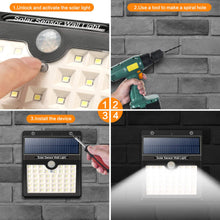 Carica l&#39;immagine nel visualizzatore di Gallery, iPosible Luce Solare LED Esterno,【180° Super Luminoso-4 Pezzi】 46 4 Pezzi - Ilgrandebazar