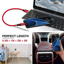 Carica l&#39;immagine nel visualizzatore di Gallery, RAVIAD Cavo Micro USB [4 Pezzi:0.3m,1m,2m,3m] 0.3m 1m 2m 3m, Rosso - Ilgrandebazar