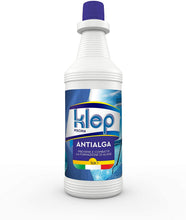 Carica l'immagine nel visualizzatore di Gallery, KLEP - ANTIALGA - ANTIALGHE SANIFICANTE SCHIARENTE AZZURRANTE per Piscina E Spa No Schiuma (1 LT)