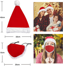 Carica l'immagine nel visualizzatore di Gallery, Toyssa Cappello Babbo Natale Rosso Cappello Natale con Pompon Cappelli di Natale in Peluche per Festa di Natale Decorazione Accessori per Bambino e Adulto Unisex