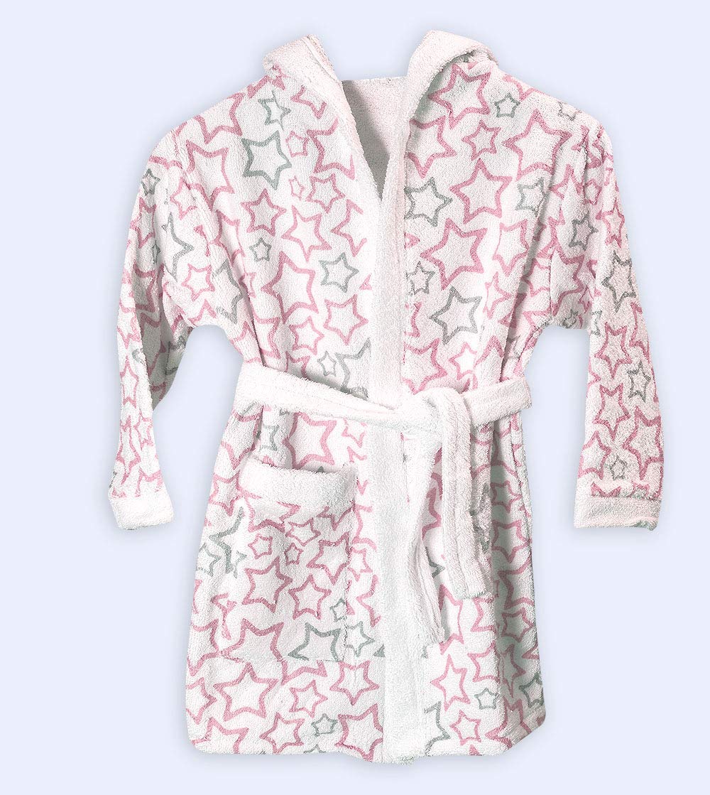 Ti TIN Accappatoio Per Bambino o Bambina con Cappuccio in Spugna | 100%... - Ilgrandebazar