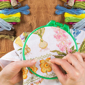 Mitening Fili per Ricamo, Punto Croce Kit 100 Colori Set Ricamo 100 - Ilgrandebazar