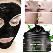Carica l'immagine nel visualizzatore di Gallery, Maschera Nera, Black Mask, Maschera di comedone, Blackhead Remover Black Mask, Facciale Cura Strappando Stile Pulizia Profonda Pulizia Rimozione Di Comedone Maschera (120ML)