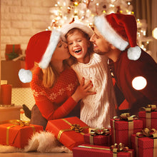 Carica l'immagine nel visualizzatore di Gallery, Toyssa Cappello Babbo Natale Rosso Cappello Natale con Pompon Cappelli di Natale in Peluche per Festa di Natale Decorazione Accessori per Bambino e Adulto Unisex