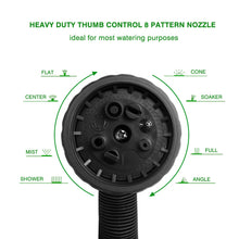 Carica l&#39;immagine nel visualizzatore di Gallery, Vegkey Tubo da Giardino, 50FT 15m Irrigazione Estensibile HOSE-0422-19