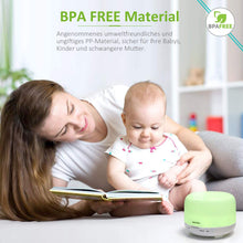 Carica l'immagine nel visualizzatore di Gallery, Diffusore di Oli Essenziali, AIMASON 500ml Diffusore di Aromicon modalità regolabile, senza BPA, timer e spegnimento automatico , Diffusore Ambiente Luci Notturne 7 Colori, Senza BPA, Bianco
