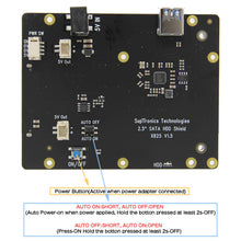 Carica l&#39;immagine nel visualizzatore di Gallery, Raspberry Pi 4 SATA, raspberry 4 Modello B X825 da 2.5 pollici SATA... - Ilgrandebazar