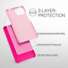 Carica l&#39;immagine nel visualizzatore di Gallery, kwmobile Custodia Compatibile con Xiaomi Mi 11 Lite (5G) - Cover in Silicone TPU - Back Case per Smartphone - Protezione Gommata Rosa Shocking