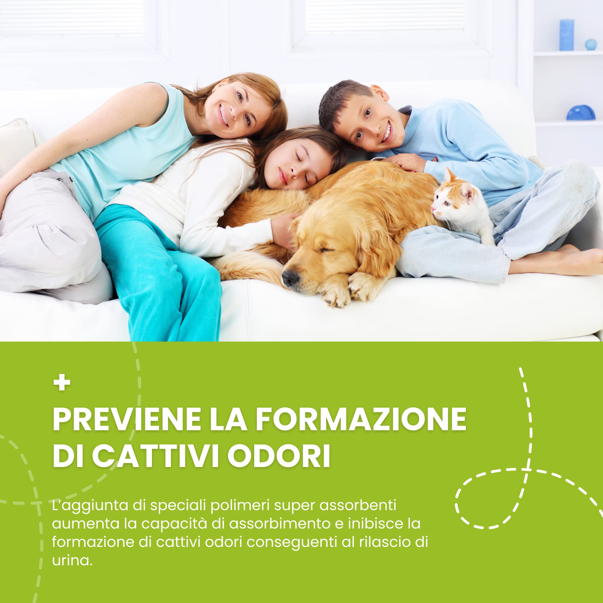 Italian Pet - Traverse per Animali Super Assorbenti - Tappetini Igienici  per Cani e Gatti Multiuso, Neutralizzano Gli Odori - Dimensioni 60x60 cm -  30 Pezzi : .it: Prodotti per animali domestici
