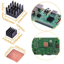 Carica l&#39;immagine nel visualizzatore di Gallery, GCOA Custodia Raspberry Pi 3 B + con Ventola, dissipatori in Alluminio 3PCS,...