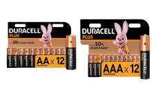 Carica l'immagine nel visualizzatore di Gallery, Duracell Plus AAA, Batterie Ministilo Alcaline, Confezione da 12 pacco del... - Ilgrandebazar