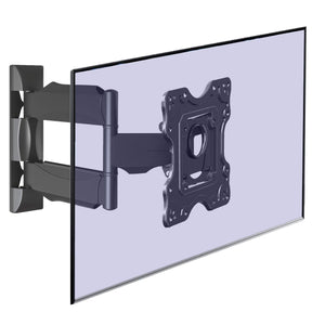 Invision Supporto TV - Ultra Sottile M / Inclinabile e Girevole, Nero - Ilgrandebazar