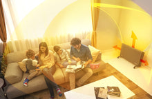Carica l&#39;immagine nel visualizzatore di Gallery, De&#39;Longhi HCM2030 TermoConvettore Elettrico, Silenzioso, 3 Livelli di Potenza, Manopola Intuitiva, per Ambienti Fino a 60m³, Maniglia, Funzione Antigelo, Leggero, termostato di sicurezza, Bianco