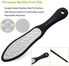 Carica l'immagine nel visualizzatore di Gallery, BEZOX Professionale Piede File Calli Remover Pedicure Raspa Per Callosità - Ammorbidisce Dry Talloni Screpolati la Pelle - Acciaio Inox