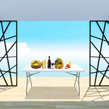 Carica l&#39;immagine nel visualizzatore di Gallery, Sotech - Tavolo Trasportabile, Portatile 152 x 71.5 cm, Bianco - Ilgrandebazar